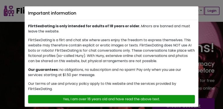 FlirtSexDating.com review
